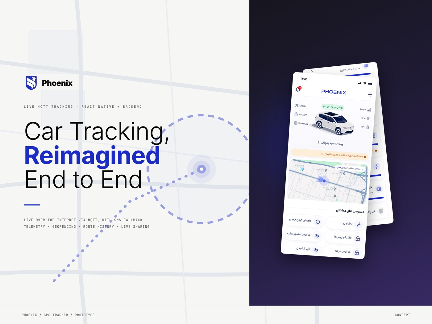 Phoenix — GPS tracking and anti-theft product